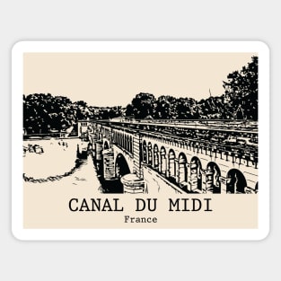 Canal du Midi - France Magnet
